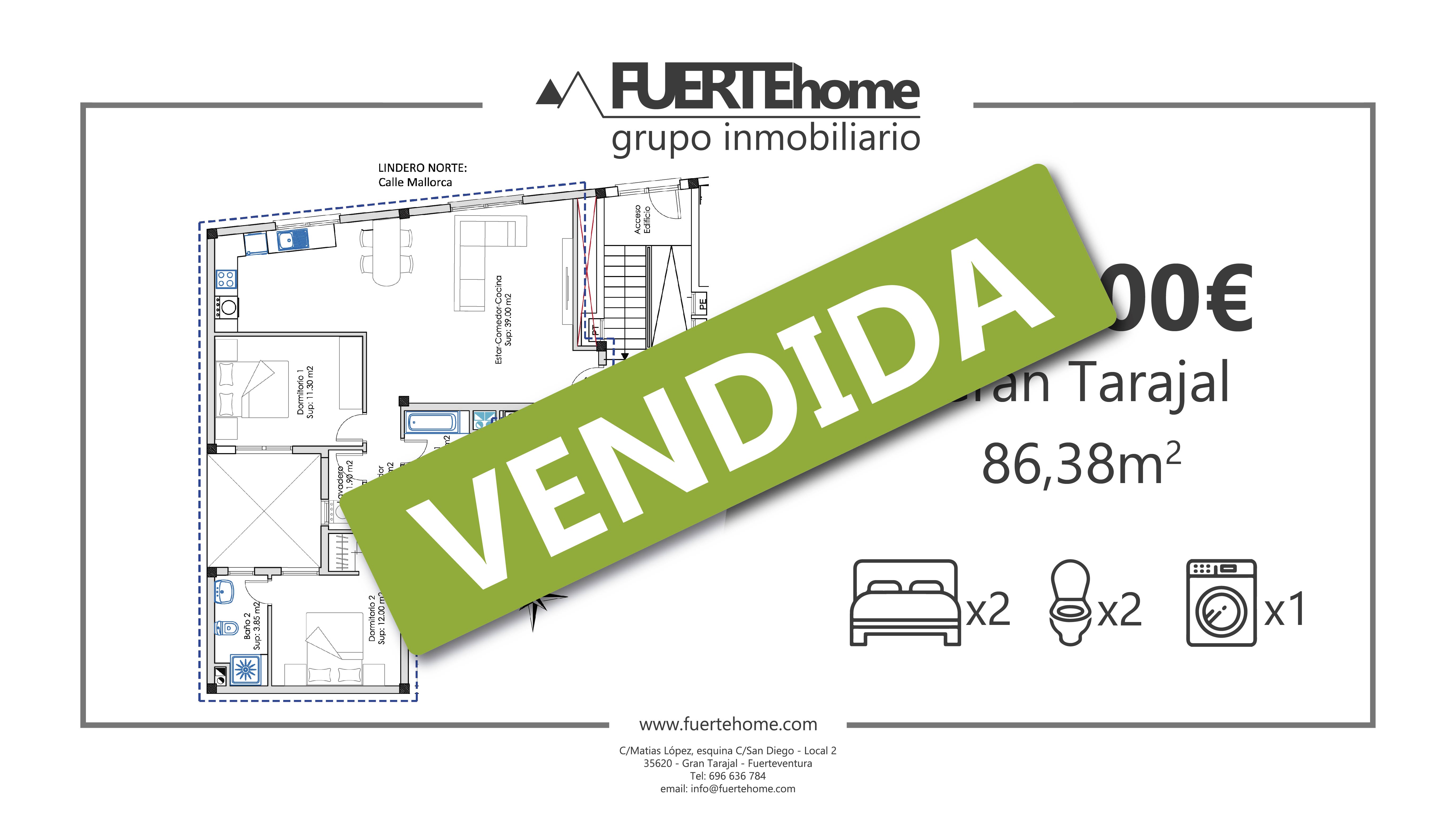 Vivienda Obra Nueva &#8211; Gran Tarajal, Tuineje, Fuerteventura